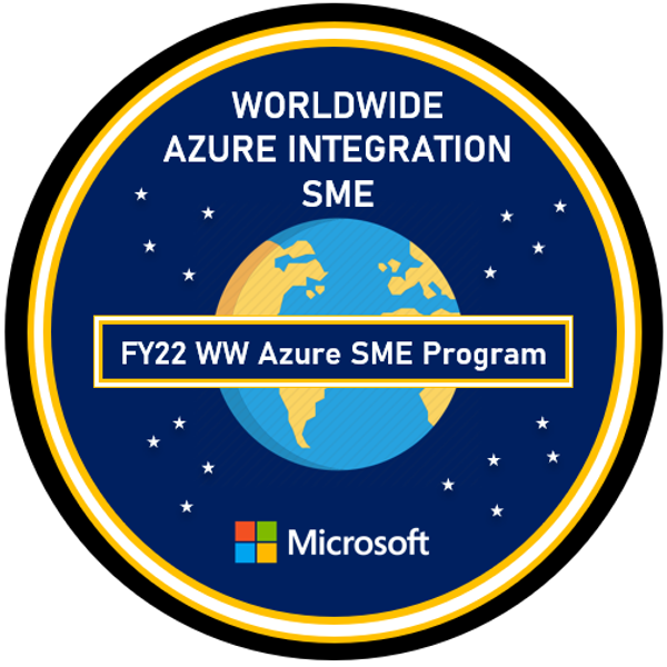 WW Azure Technical Community - Subject Matter Expert - Integration